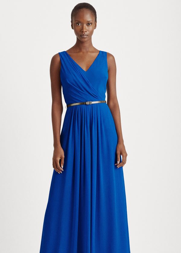 Women's Ralph Lauren Georgette Sleeveless Gowns | 421065PTW